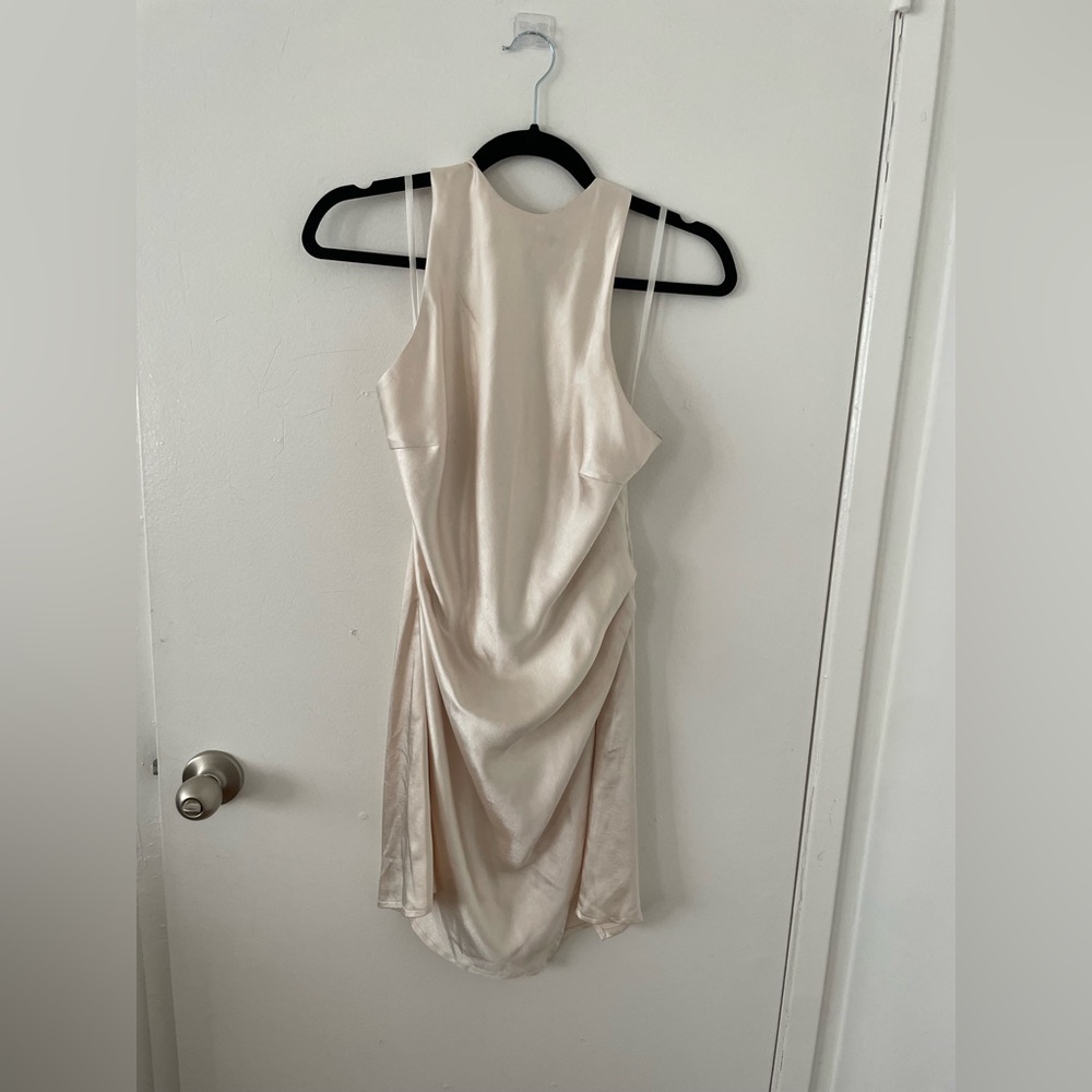 Hello Molly Cream Backless Dress
